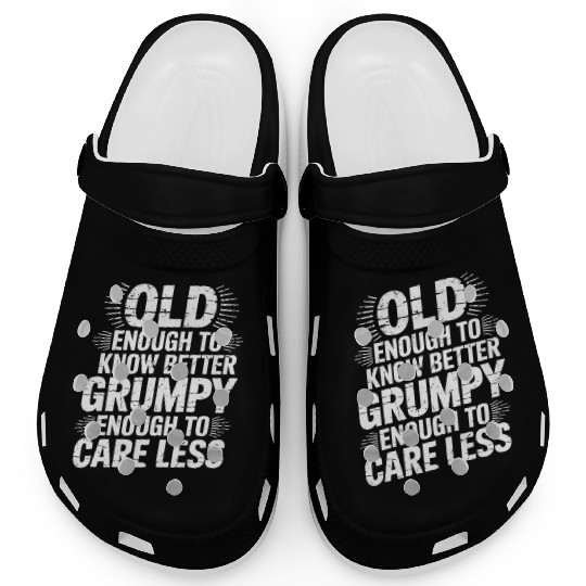 Grumpy Old Man Clogs