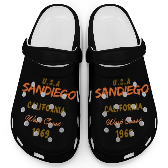 San Diego West Coast California America History Clogs