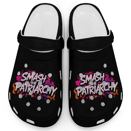Smash The Patriarchy - International Womens Day Clogs