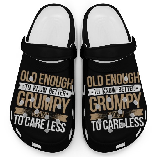 Grumpy Old Man Clogs