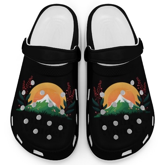 Natures Wonder - Outdoors Hiking - Mountain Sunset Clogs