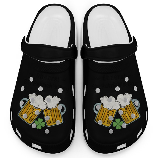 CHEERS SAINT PATRIC DAY Clogs