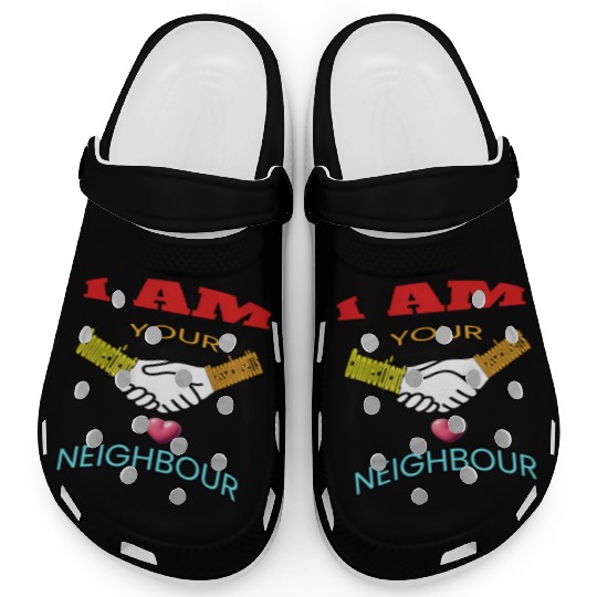 I AM YOUR NEIGHOUR CONNECTICUT AND MASSACHUSETTS Clogs