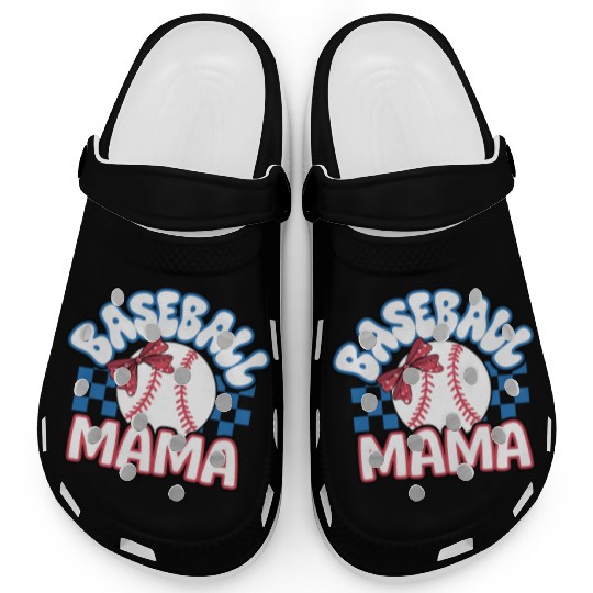 Baseball mama Clogs