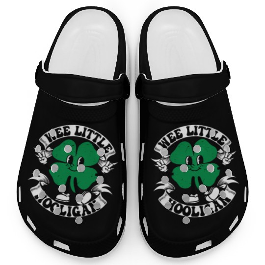 Wee Little Hooligan Cute St. Patrick's Day Irish Clogs