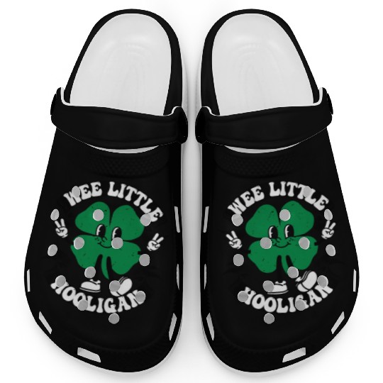 Wee Little Hooligan Cute St. Patrick's Day Irish Clogs