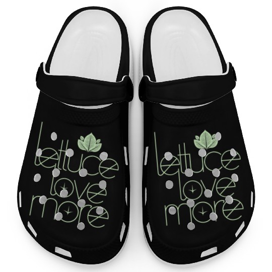 Lettuce Love More Vegan Vegetarian Style Clogs