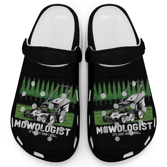 Mowologist Gardener Lawn Mowing Gift Clogs