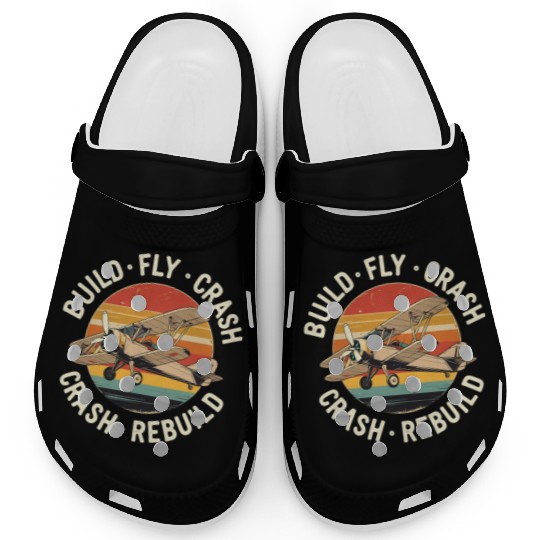 RC Plane Build Fly Crash Rebuild Pilot RC Planes Clogs