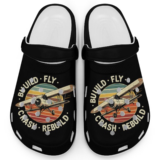 RC Plane Build Fly Crash Rebuild Pilot RC Planes Clogs