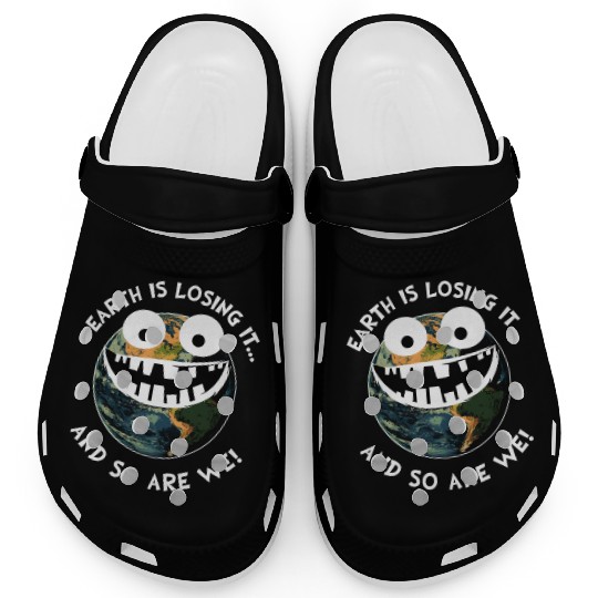 The Earth Losing It Planet Earth Environment Gift Clogs