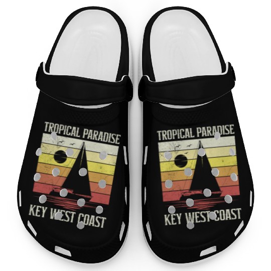 Florida TROPICAL PARADISE KEY-WEST COAST Clogs