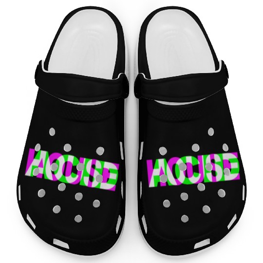 Acid House Techno Raver Clogs
