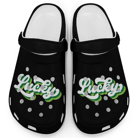 Retro Lucky Clover Clogs