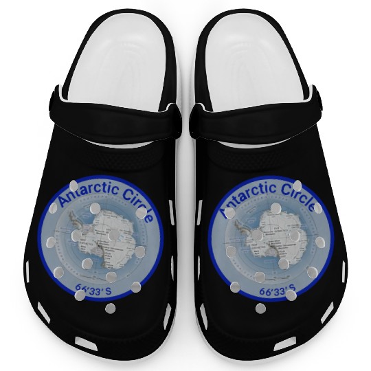 Antartic Circle Map with Latitude Clogs