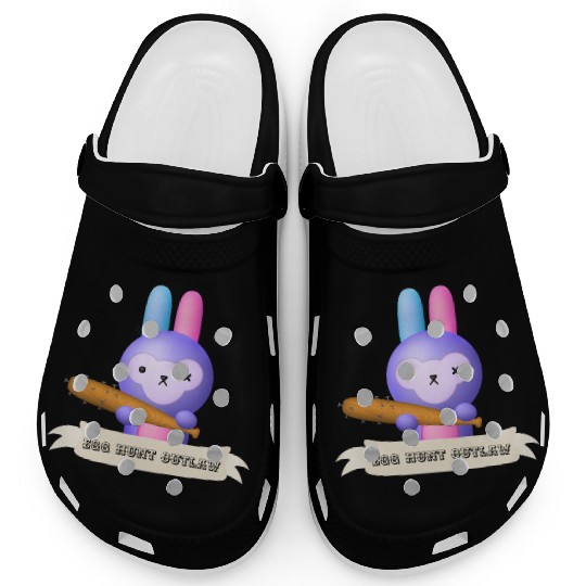 Egg Hunt Outlaw Easter Clogs