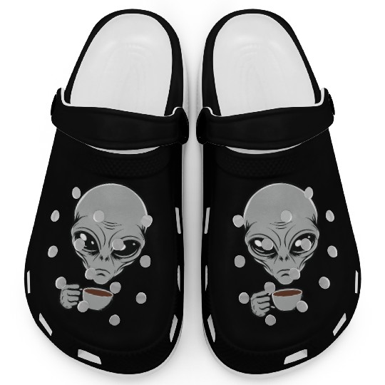 Grey Alien Clogs