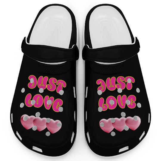 Just Love: Y2K 2000s Heart Clogs