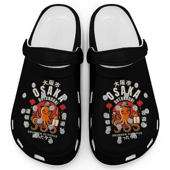 Dotonbori Osaka Japan Drunken Octopus Clogs