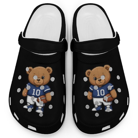 Teddy bear football player Clogs