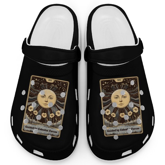 Vintage Tarot Card The Planet Clogs