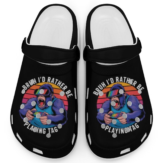 Retro Gamer Ape Clogs