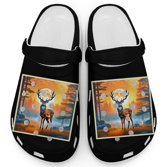 Golden Deer Twilight Peak Clogs