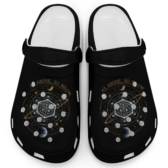 As Above, So Below - Sacred Geometry Clogs