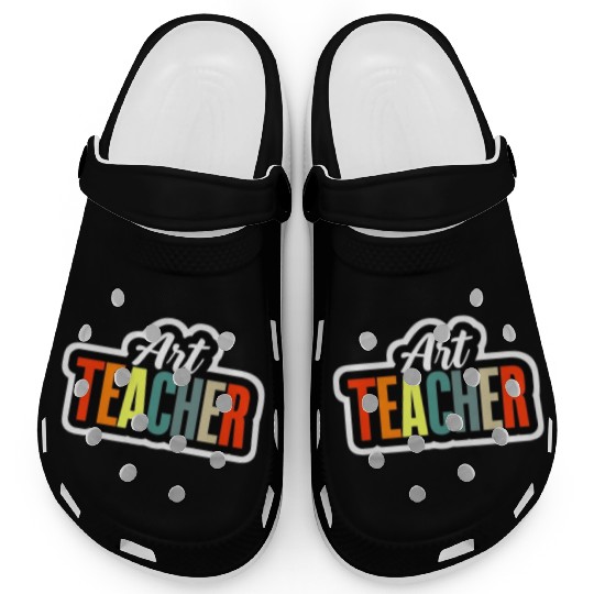 Art Teacher | Colorful Artistic Design Clogs