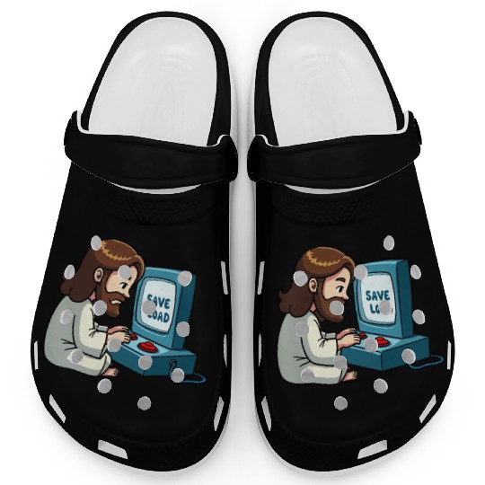 Jesus Saves and Loads Clogs