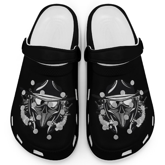 Shadowed Mask Country logo Clogs