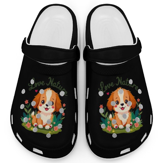 Clogs, Love Nature | Cute Dog Love for the Earth
