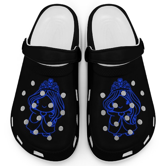 Bird Princess Queen Lady Woman Dress Crown Sweet Clogs