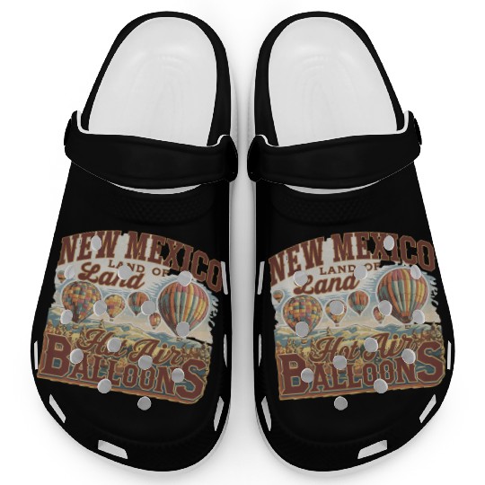 New Mexico Land of Hot Air Balloons Adventure Clogs