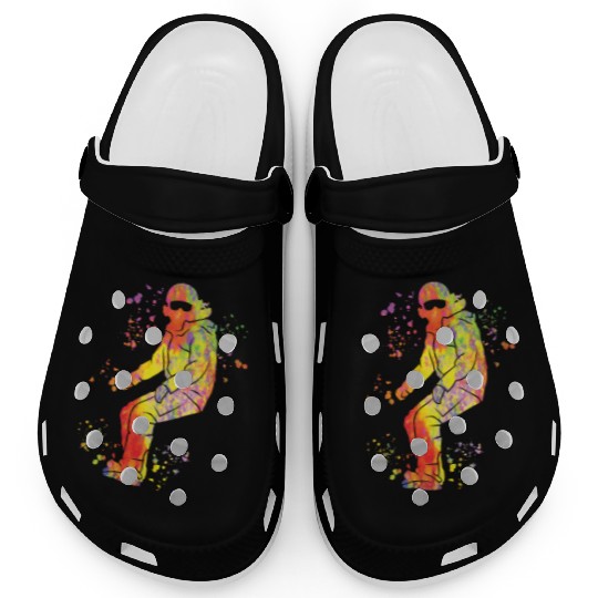 Snowboarder Snowboard Snowboarding Clogs