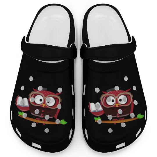 Every Student Can Learn Owl Quote Saying Teacher Clogs