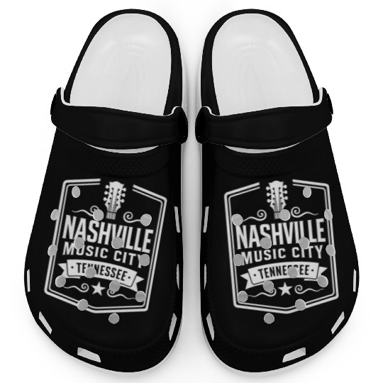 Nashville Music City Guitar Tennessee Clogs