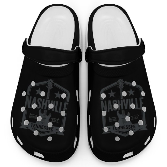 Nashville Music City Guitar Tennessee Clogs