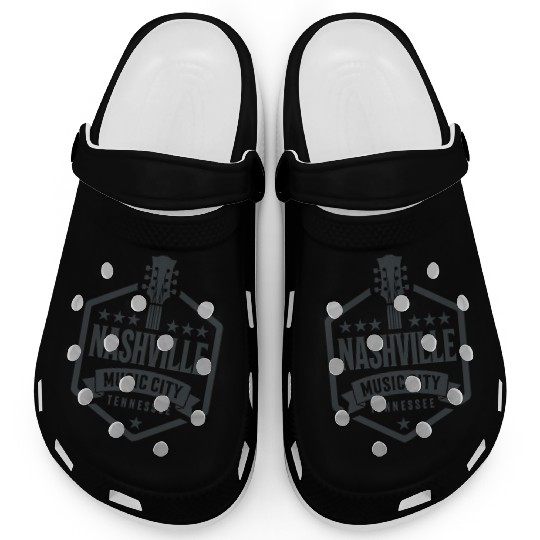 Nashville Music City Guitar Tennessee Clogs