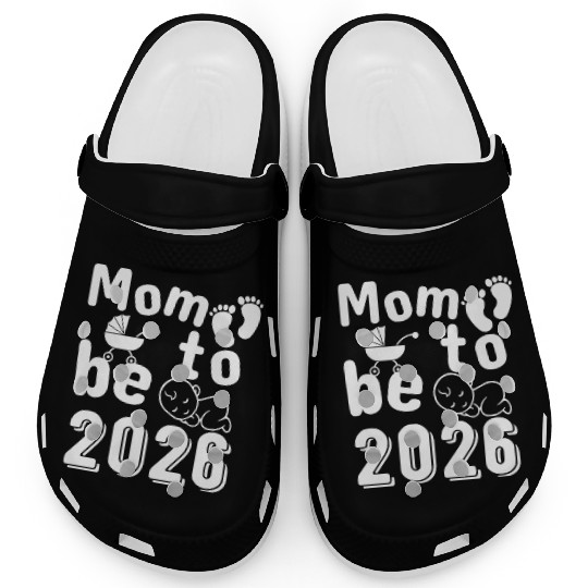 Mom To Be 2026 Baby Arrival Announcement Clogs