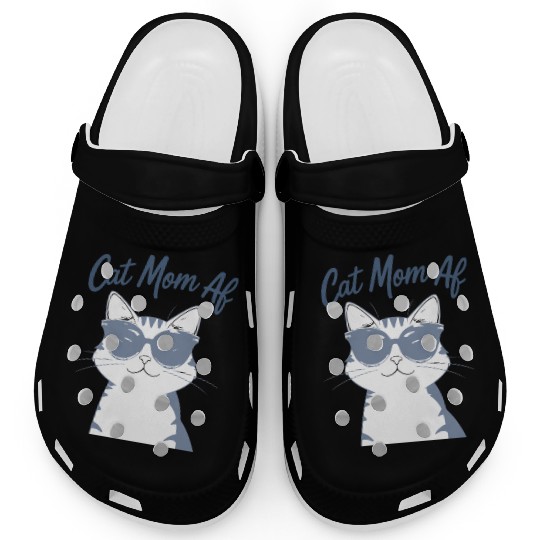 Funny Cat Mom Club Sunglasses Clogs