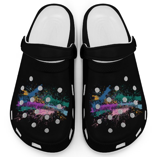 The Lost Commandment multi color Clogs