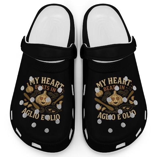 My Heart Beats in Aglio e Olio Cooking Garlic Clogs