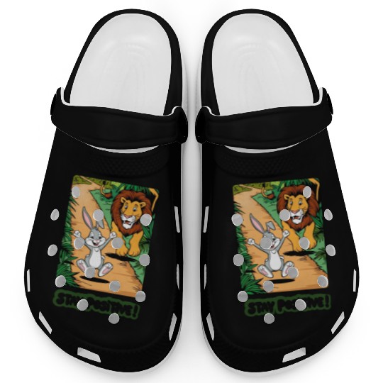 Stay Positive | Motivational & Inspirational Quote Clogs