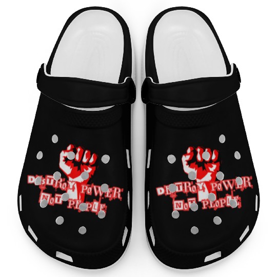 Anarchist Philosophy Destroy Power Clogs