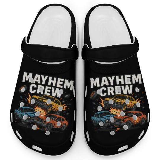 Mayhem crew derby Clogs crash race design wreckfest
