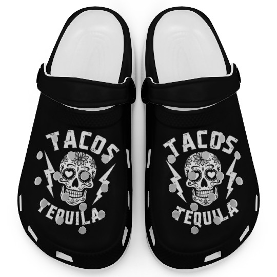 Tacos Tequila & Skull Vibes Clogs