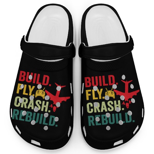 Build fly crash rebuild for RC aieplane pilot flye Clogs