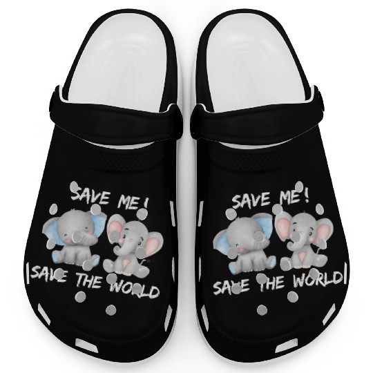 World Elephant Day. Clogs