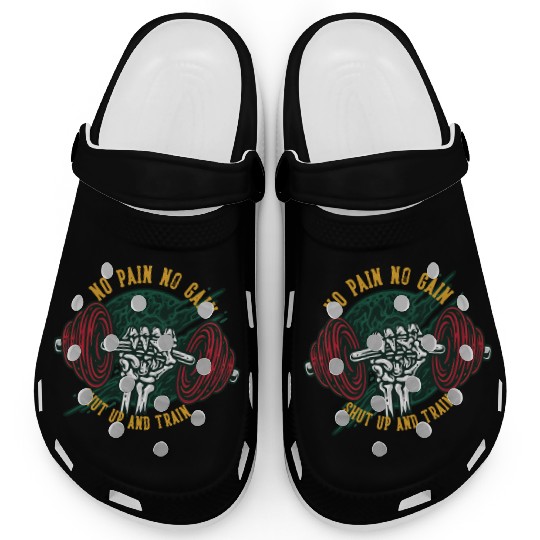 1RSN - No pain no gain Clogs